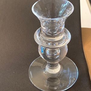 Tiffany & Co. Vintage Crystal Candle Holder